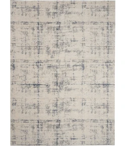 Nourison Home Rustic Textures RUS06 Ivory/Blue 7 ft. 10 in. X 10 ft. 6 in. Area Rug