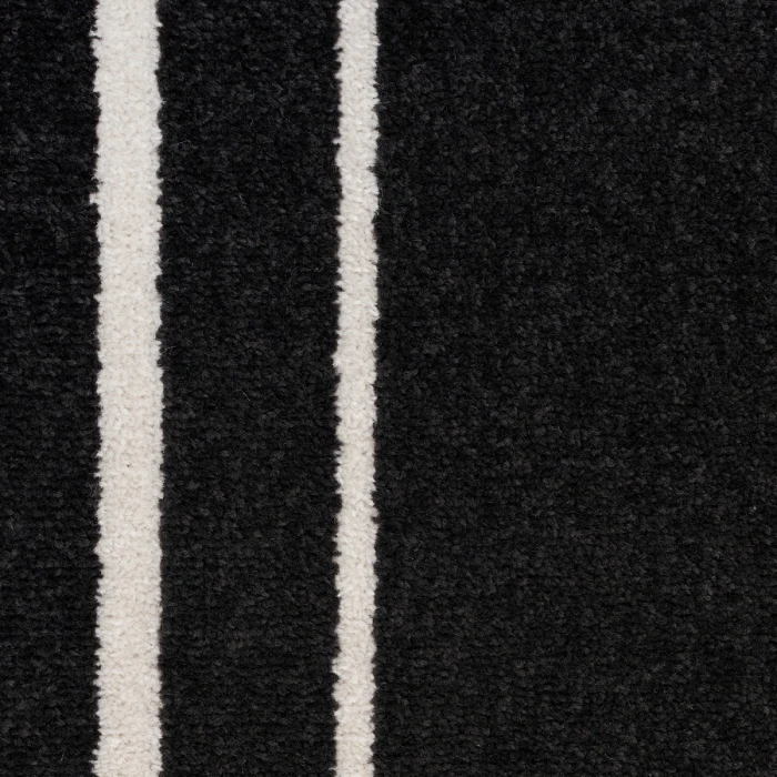 Nourison Home Nourison Essentials Black Ivory NRE02 7 ft. X 10 ft. Rectangle Rug