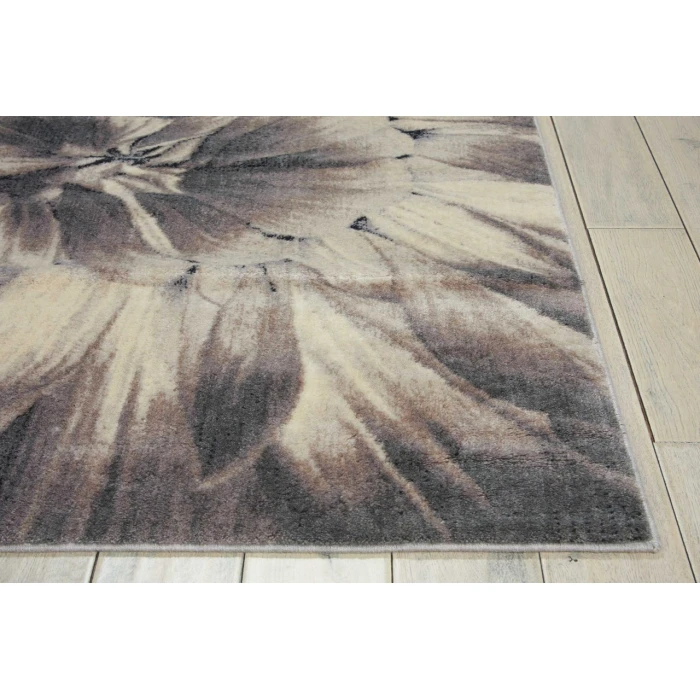 Nourison Utopia Ivory/Taupe UTP05 2ft.6in. x 4ft.2in. Rect. Rug