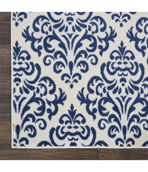 Nourison Grafix Area Rug GRF06-White/Blue