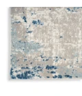 Nourison Quarry Ivory Grey Blue QUA01 12 ft. Rect. Rug