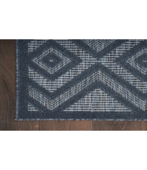 Nourison Versatile Navy Blue NRV01 2 ft. X 6 ft. Rectangle Rug