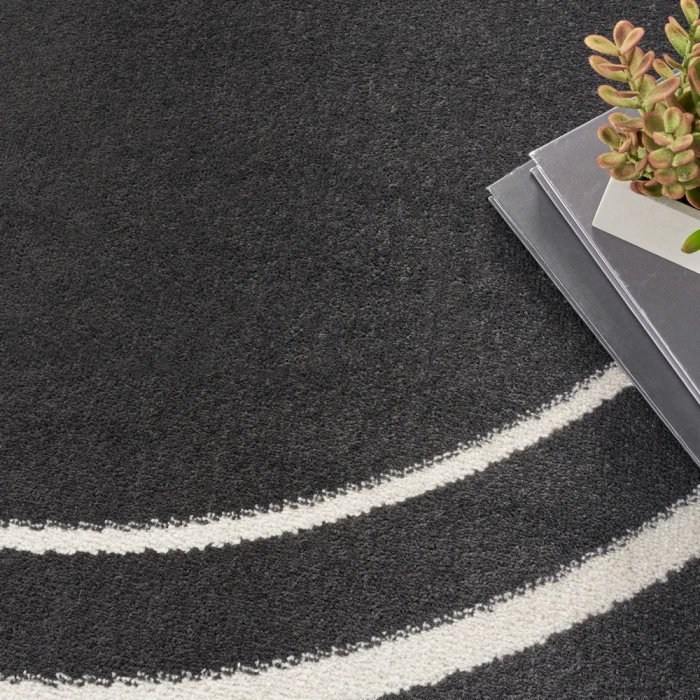 Nourison Nourison Essentials Area Rug NRE02 Black Ivory