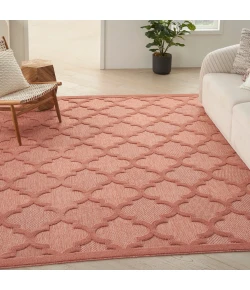 Nourison Home Easy Care NES01 Coral Orange 9 ft. X 12 ft. Area Rug