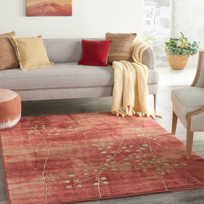 Nourison Somerset Area Rug ST74-Flame