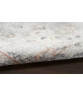Nourison Astra Machine Washable Light Blue ASW11 2 ft. X 6 ft. Rectangle Rug