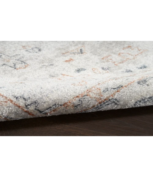 Nourison Astra Machine Washable Light Blue ASW11 2 ft. X 6 ft. Rectangle Rug