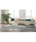 Nourison Aloha Grey Blue ALH18 9 ft. X 12 ft. Rectangle Rug