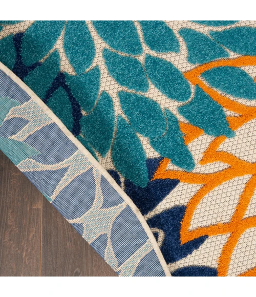 Nourison Aloha Round Area Rug ALH05-Multicolor