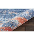 kathy ireland Home Safari Dreams Area Rug KI374-Blue/Brick