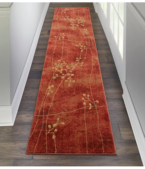 Nourison Somerset Runner Area Rug ST74-Flame