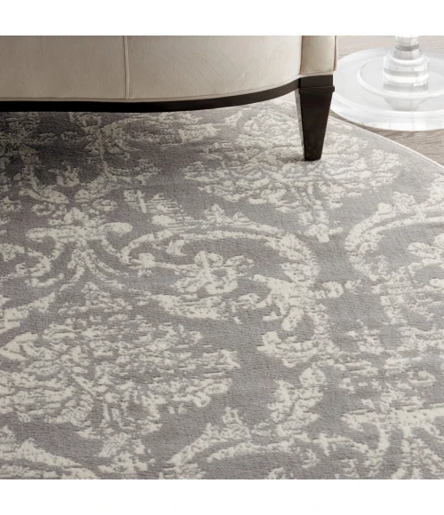 Nourison Jubilant Round Area Rug JUB09-Grey