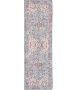 Nourison Home New Concept Washables SR104 Blue Multicolor 2 ft. 2 in. X 8 ft. Area Rug