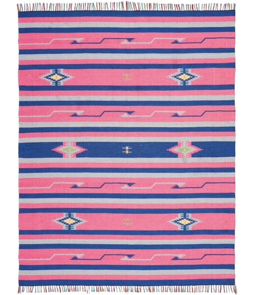 Nourison Baja Area Rug BAJ01-Pink/Blue