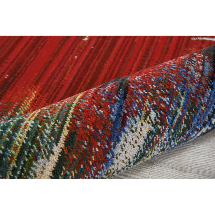 Nourison Chroma Area Rug CRM05-Crimson Tide