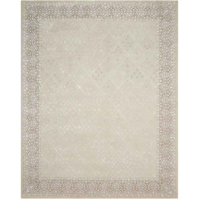 Nourison Home Symphony Beige SYM02 7ft.6in. x 9ft.6in. Rect. Rug