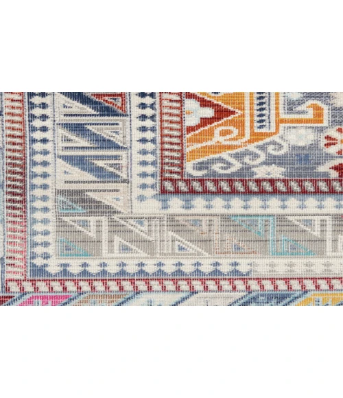 Nourison Vintage Kashan Grey/Multi VKA06 2 ft. X 4 ft. Rectangle Rug