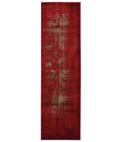 Nourison Home Karma KRM01 Red 2 ft. 2 in. X 7 ft. 6 in. Area Rug