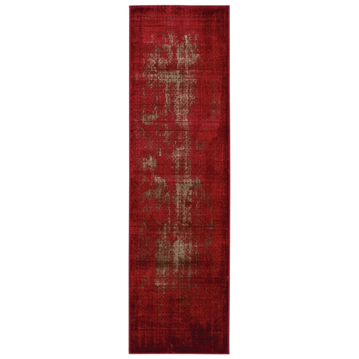 Nourison Karma Runner Area Rug KRM01-Red