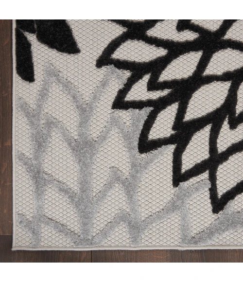 Nourison Aloha Area Rug ALH05 Black White