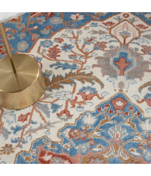 Nourison Elation Area Rug ETN09-Ivory Blue