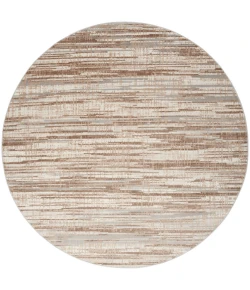 Nourison Home Elation ETN01 Ivory Grey 7 ft. 10 in. Round Area Rug