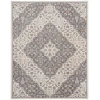 Nourison Home Elation ETN08 Ivory Grey 7 ft. 10 in. X 9 ft. 10 in. Area Rug