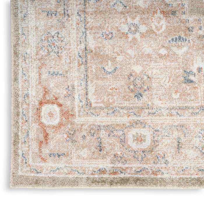 Nourison Astra Machine Washable Area Rug ASW11 Sage Multi