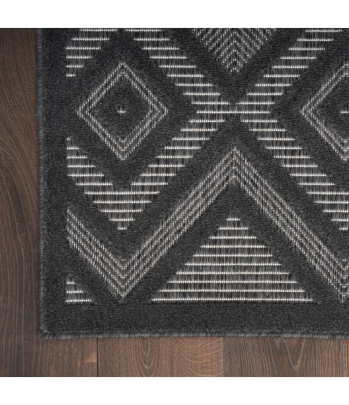 Nourison Versatile Area Rug NRV01 Charcoal/Black