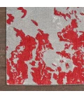 Nourison Twilight Area Rug TWI21 Grey/Red 2'3" x 3'