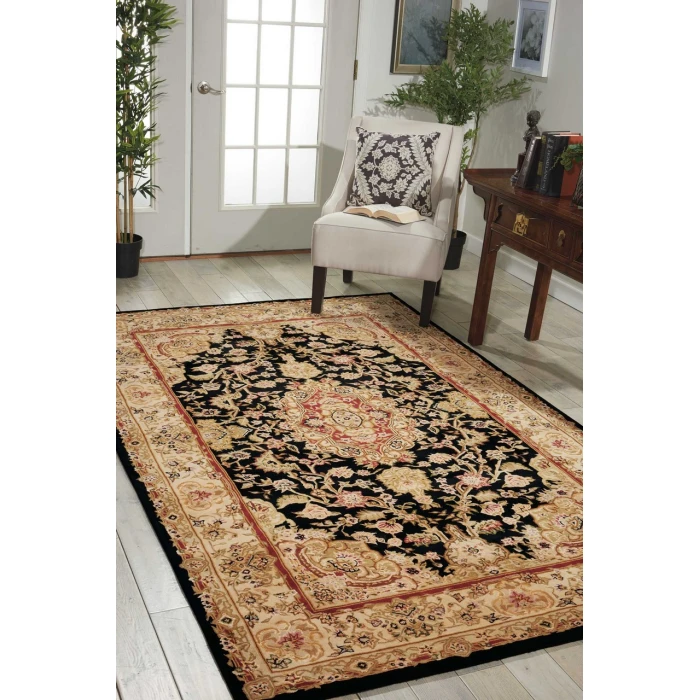 Nourison 2000 Area Rug 2028-Black