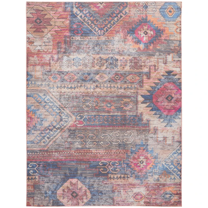 Nourison Machine Washable Series 1 Multicolor SR106 9 ft. X 12 ft. Rect. Rug