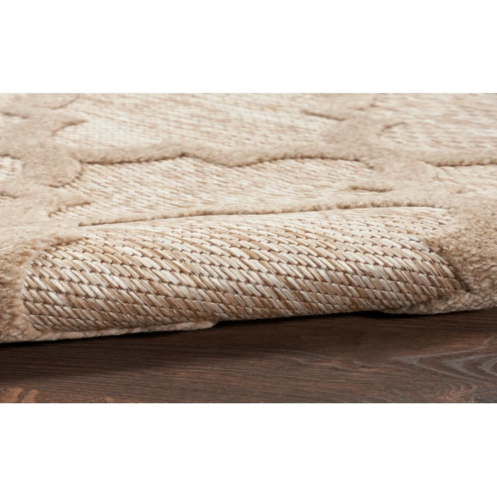 Nourison Easy Care Natural Beige NES01 2 ft. X 4 ft. Rectangle Rug