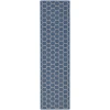 Nourison Home Twist Reversible TWS01 Blue 2 ft. 2 in. X 8 ft. Area Rug