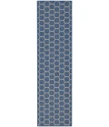 Nourison Twist Reversible Blue TWS01 8 ft. Rect. Rug