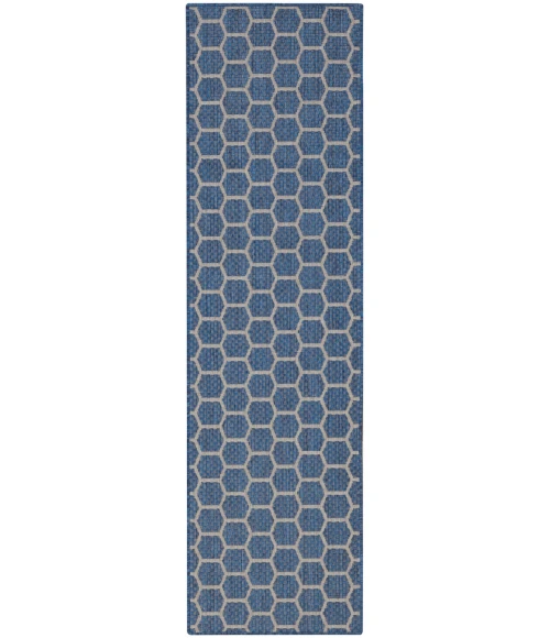 Nourison Twist Reversible Blue TWS01 8 ft. Rect. Rug