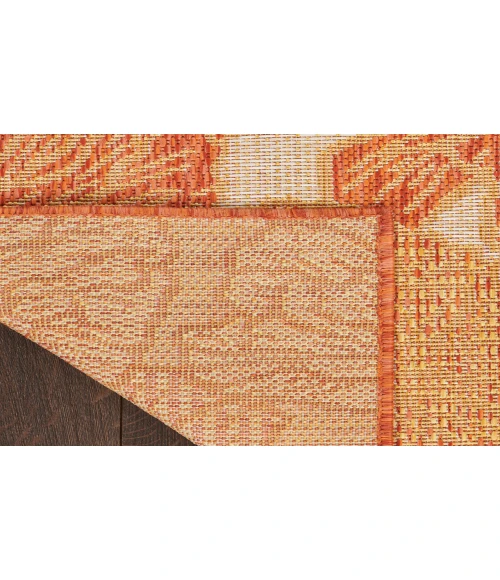 Nourison Garden Oasis Coral GOA04 5 ft. X 7 ft. Rectangle Rug