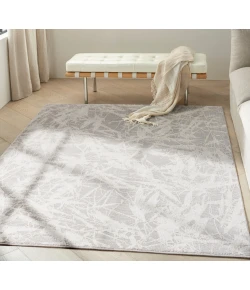 Calvin Klein CK950 Rush CK956 Grey Ivory 5 ft. 3 in. X 7 ft. 3 in. Area Rug