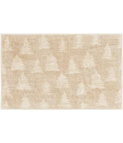 Nourison Home Accent Decor/Xmas 173JP Beige 2 ft. X 3 ft. Area Rug