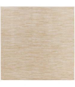 Nourison Home Nourison Essentials NRE01 Ivory Gold 9 ft. Square Area Rug