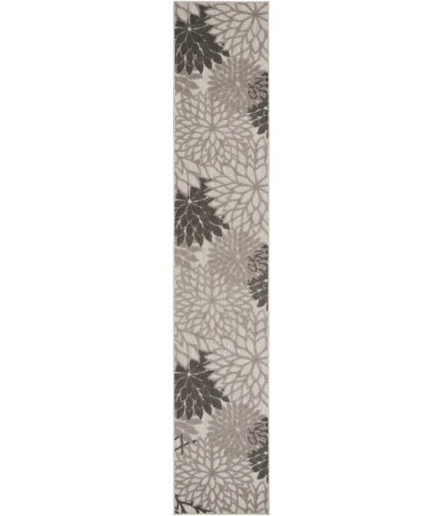 Nourison Aloha Runner Area Rug ALH05-Silver Grey