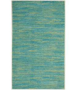 Nourison Home Nourison Essentials NRE01 Blue Green 2 ft. 2 in. X 20 ft. Area Rug
