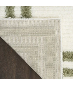 Nourison Pacific Shag Ivory Green PCS03 7ft.10in. x 9ft.10in. Rect. Rug