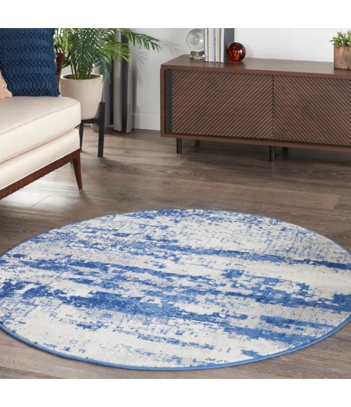 Nourison Whimsicle Area Rug WHS06-Ivory Navy