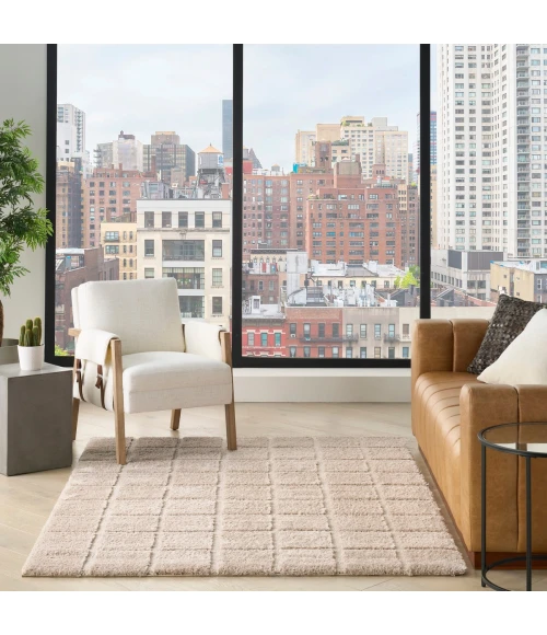 DKNY West End Ave Beige WTE01 4 ft. X 6 ft. Rect. Rug