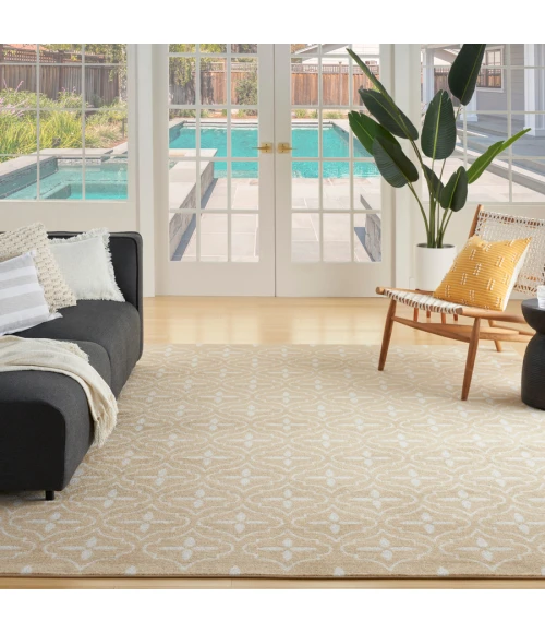 Nourison Home Nourison Essentials Beige Ivory NRE04 6 ft. X 9 ft. Rectangle Rug