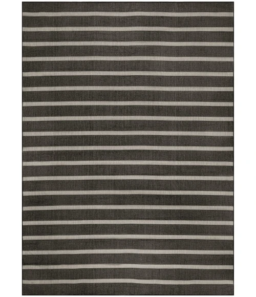 Nourison Positano Black Ivory POS03 9 ft. X 12 ft. Rect. Rug