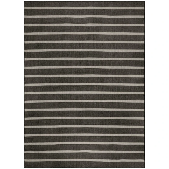 Nourison Positano Black Ivory POS03 9 ft. X 12 ft. Rect. Rug