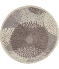 Nourison Graphic Illusions Round Area Rug GIL04-Grey