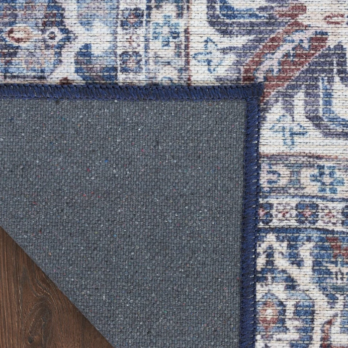 Nourison Machine Washable Series 1 Navy Ivory SR104 9 ft. X 12 ft. Rect. Rug